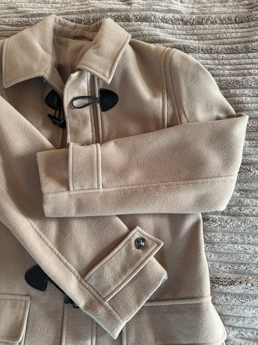 Пальто мужское очень теплое Класичне пальто чоловіче Бежевое пальто