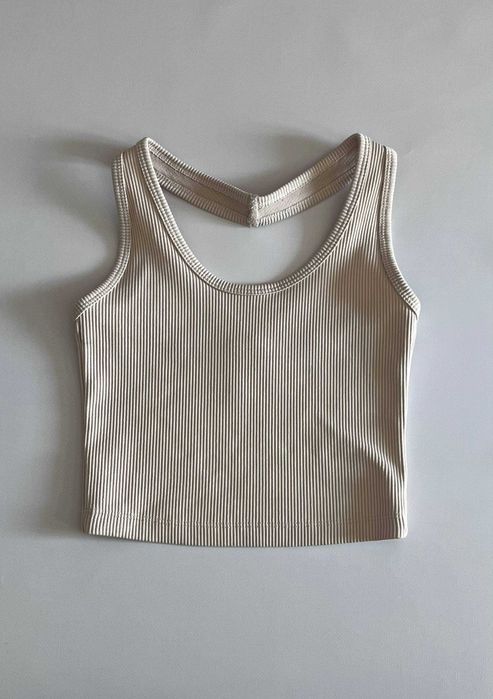 Бежевий топ H&M, розмір XS