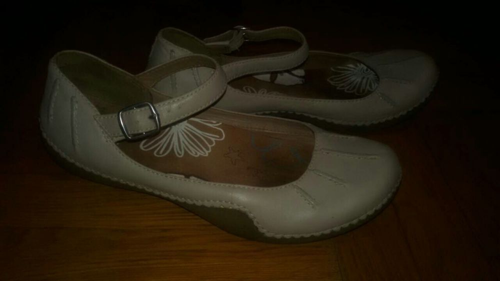 Clarks туфли балетки натуральная кожа