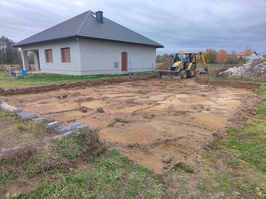 Usługi koparko ładowarką