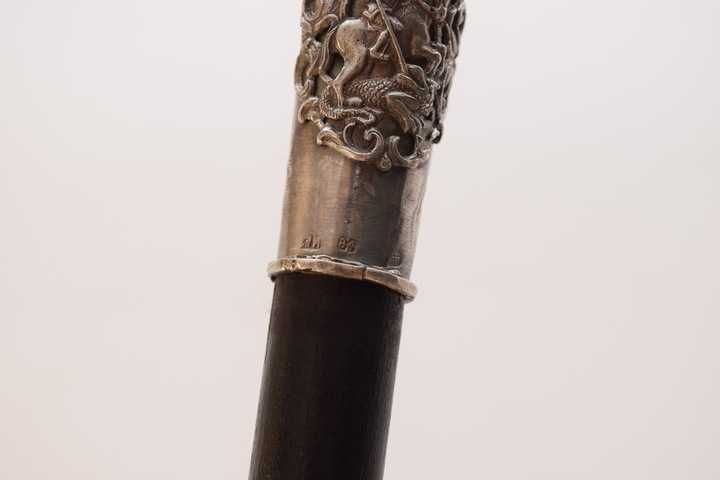 SREBRNA LASKA - dwa orły carskie - SREBRO ROSJA