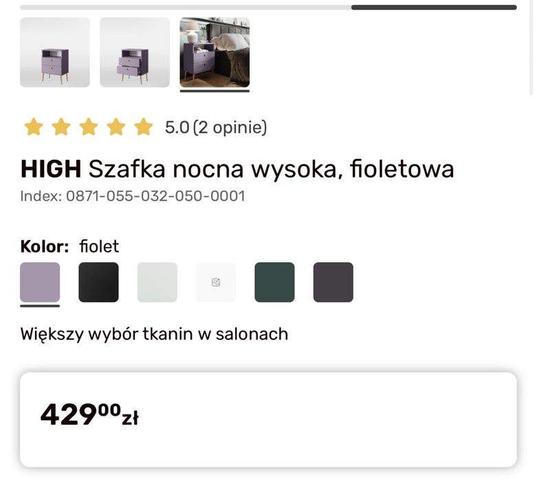 Szafka nocna High