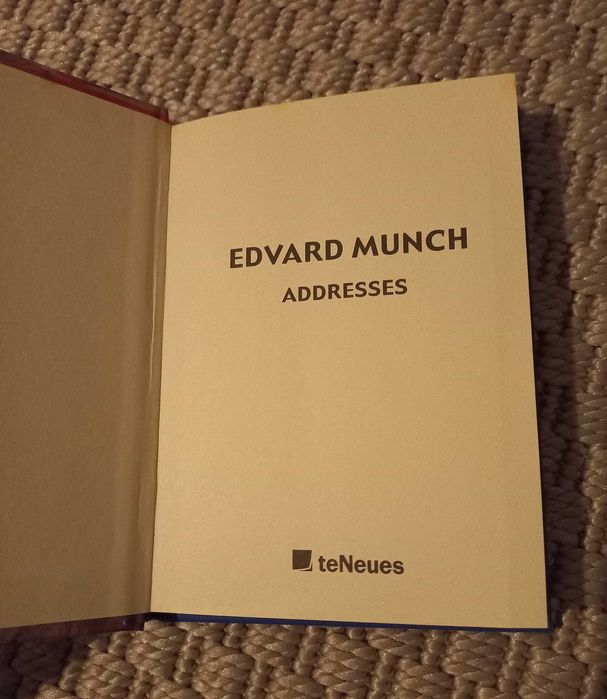 Agenda de contactos A a Z - EDUARD MUNCH - O Grito