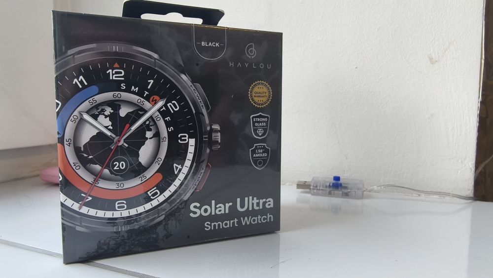 Смарт часи Haylou Solar Ultra+скло+зап.ремішок