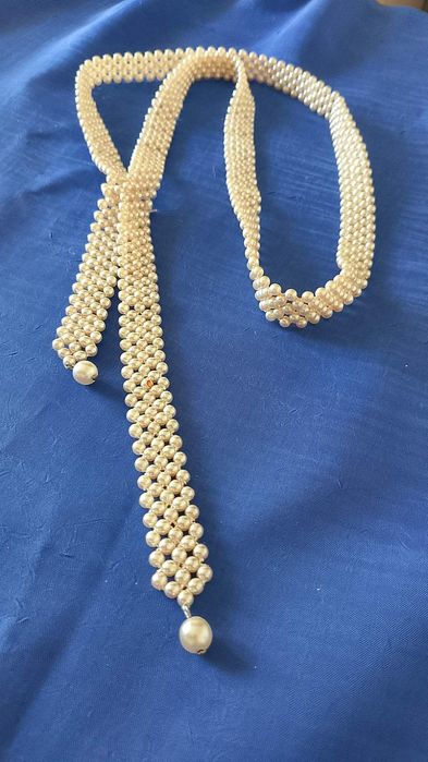 Елегантне намисто з перлин у стилі sautoir  для нареченої