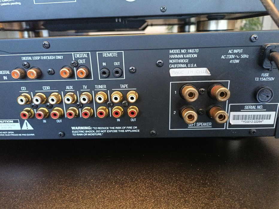 Zestaw Harman Kardon HK 670 + HD 750 – stan bardzo dobry