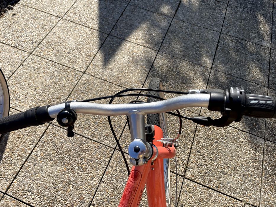 Bicicleta de trekking crianças Riverside 500 24 Polegadas 9-12 anos coral - Btwin
