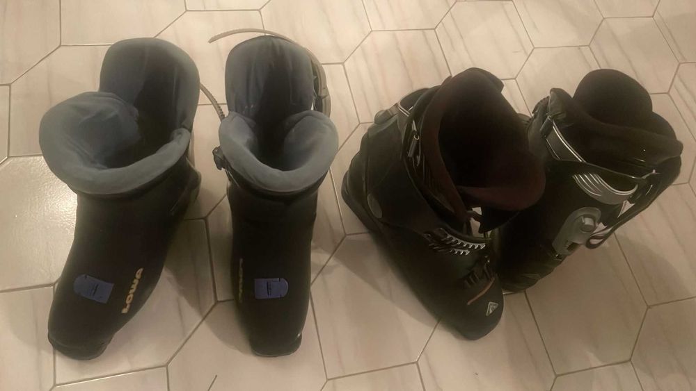 Conjunto de Esquis + Botas de Esqui - Ótima Oportunidade!