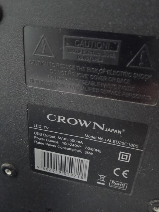 Vendo 2 monitores Crown Led 23 "