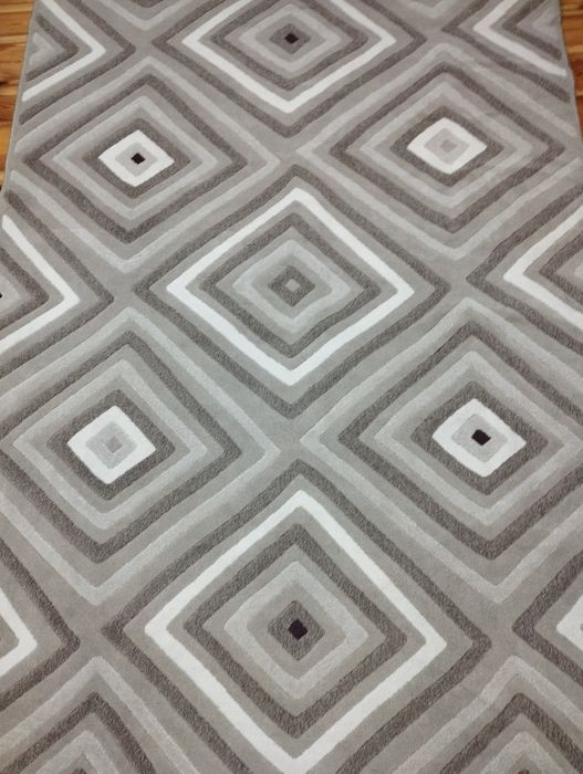 Dywan 2x3 duży brąz beż