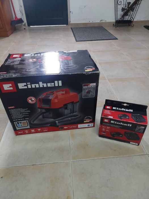 Aspirador a seco e húmido Einhel a bateria