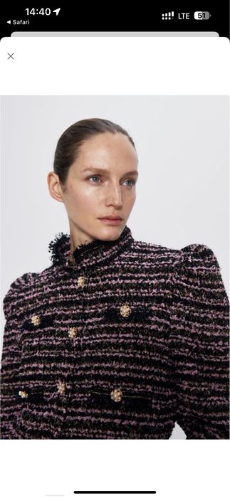 Піджак укорочений Zara