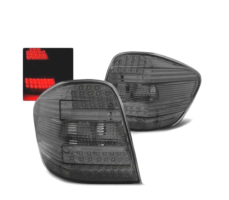 FAROLINS TRASEIROS LED PARA MERCEDES W164 05-08 FUMADO