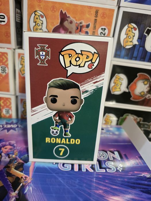 Ronaldo cr7 portugal figura nova em caixa