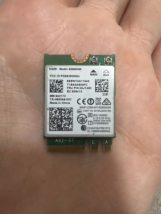 Wi-Fi модуль Intel Wireless-AC 8260NGW M.2 2230 Wi-Fi + Bluetooth для ноутбука