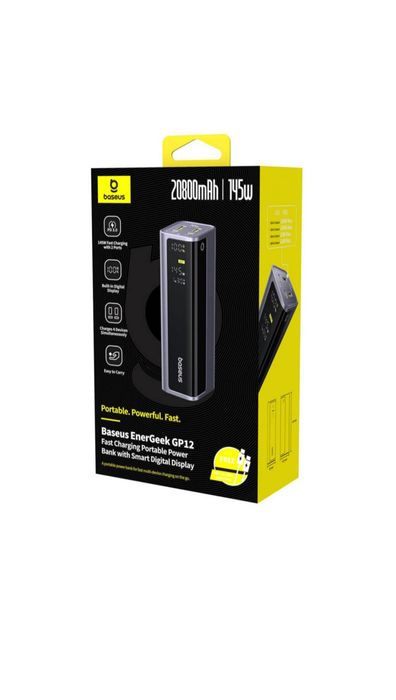 Павербанк Baseus EnerGeek GP12 145W 20800mAh