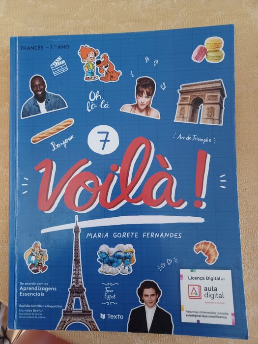 Manual Voilà! 7 - Francês - 7º ano ( como novo)