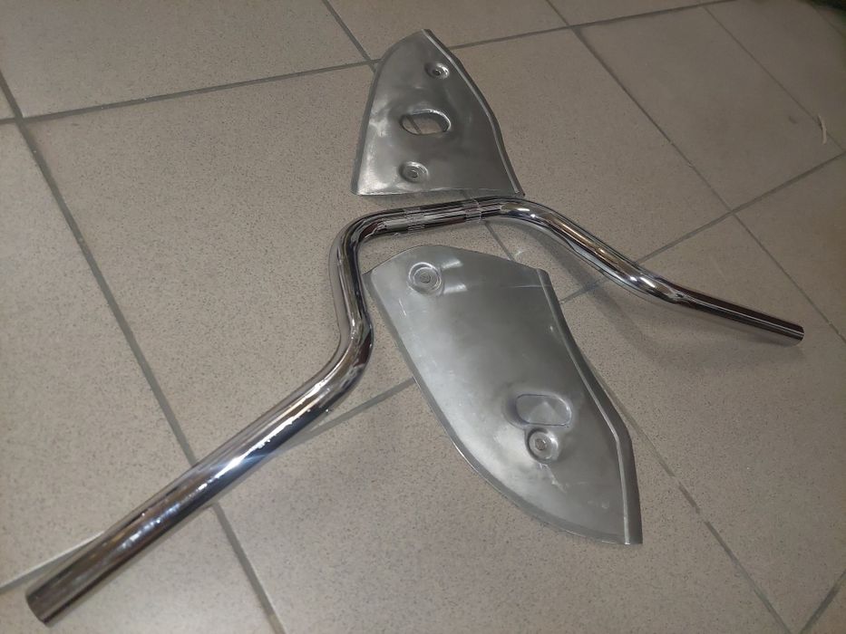 Nowy kpl oslony boczne boczki rama romet komar+kierownica pl