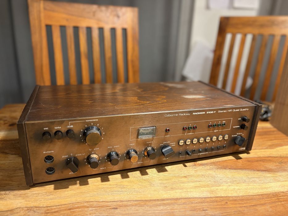 RADMOR 5102-T + kolumny UNITRA Tonsil – DZIAŁA – VINTAGE PRL