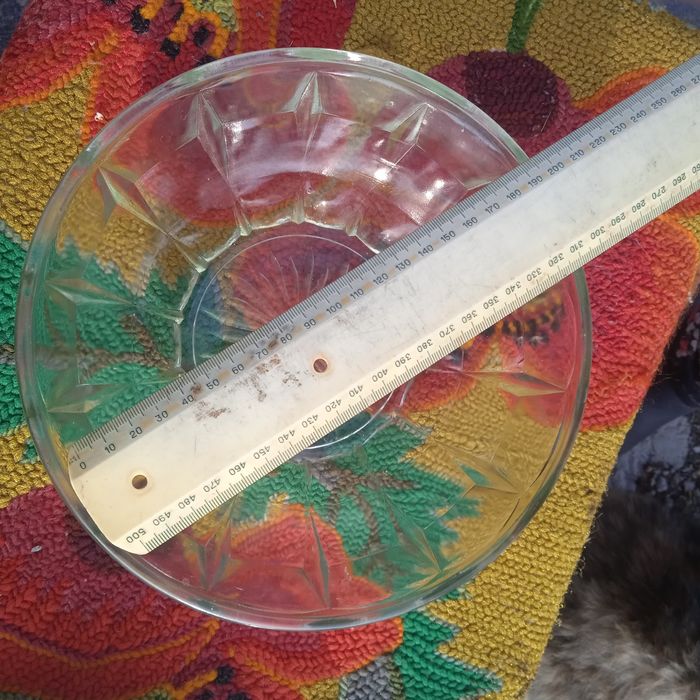 Ваза конфетница из стекла