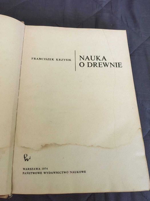 Nauka o drewnie F.Krzysik