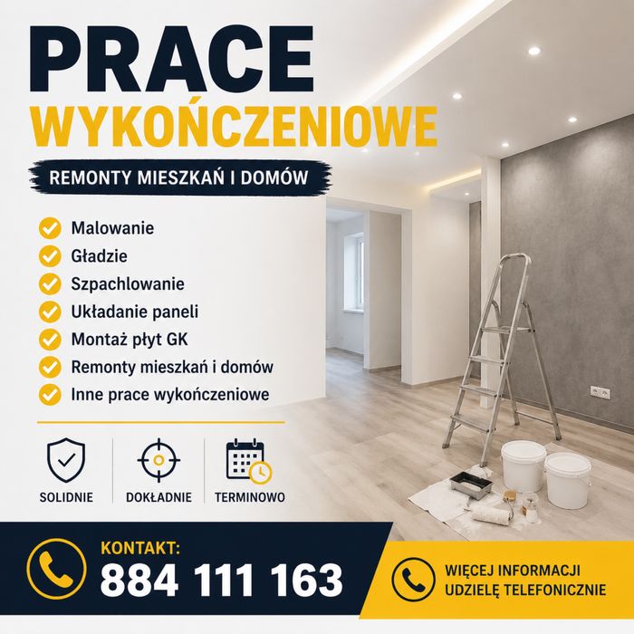 Profesjonalne prace wykończeniowe