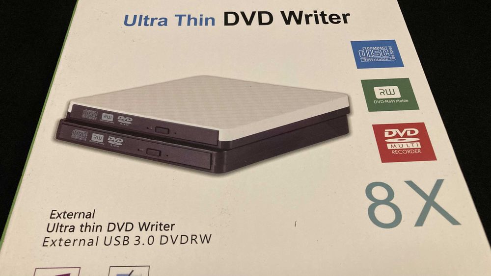 DVD Player Externo USB 3.0 e USB-C  → PORTES GRÁTIS ←