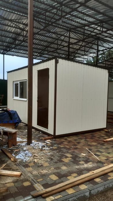 Вагончики дачные и строительные. Доставка кран-манипулятор