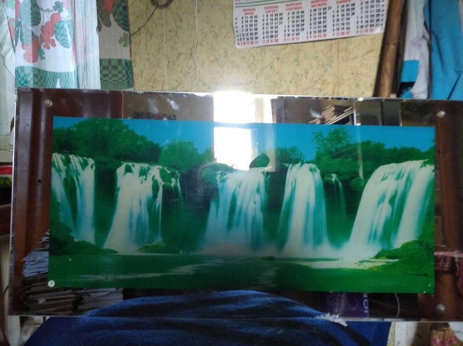 Картина-светильник водопад со звуками