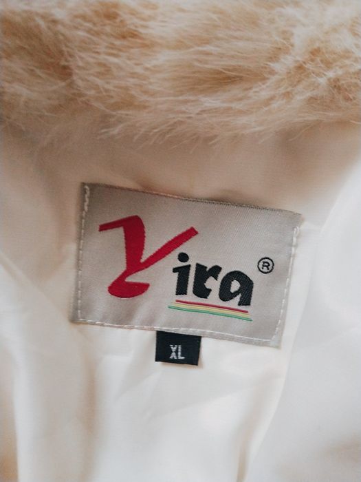 Futerko damskie kremowe XL