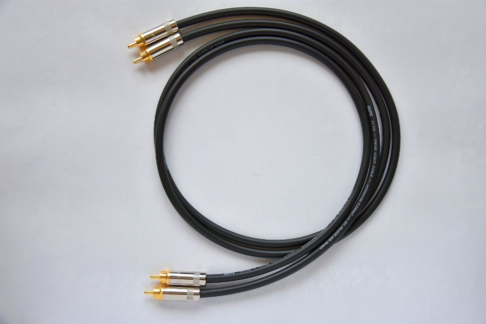 Interkonekt RCA KLOTZ AC106 NEUTRIK 30/50/75/100 cm wzmacniacz