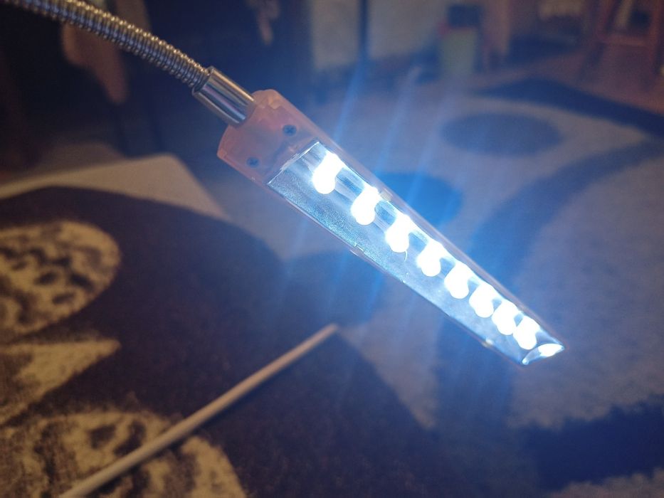 Lampa LED USB (8 diod) elastyczna
