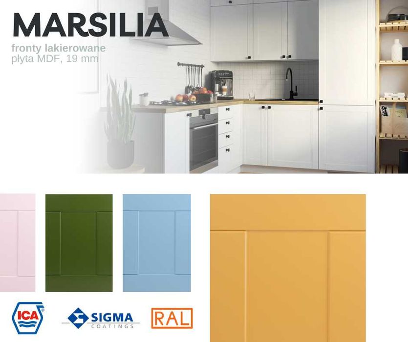 WP LAKIER Kuchnia MARSILIA meble szafki kuchenne mat TRANSPORT wycena