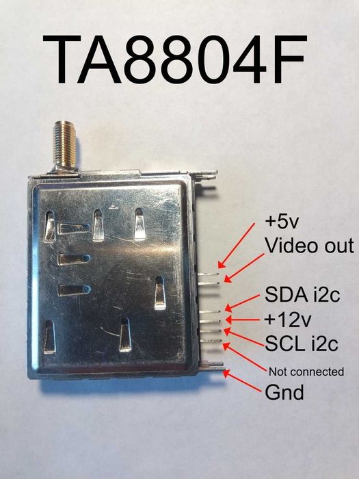 відеоприймач TV тюнер TA8804F+SP5055 1.2 1.3 1.5ГГц VRX 800-2200МГц