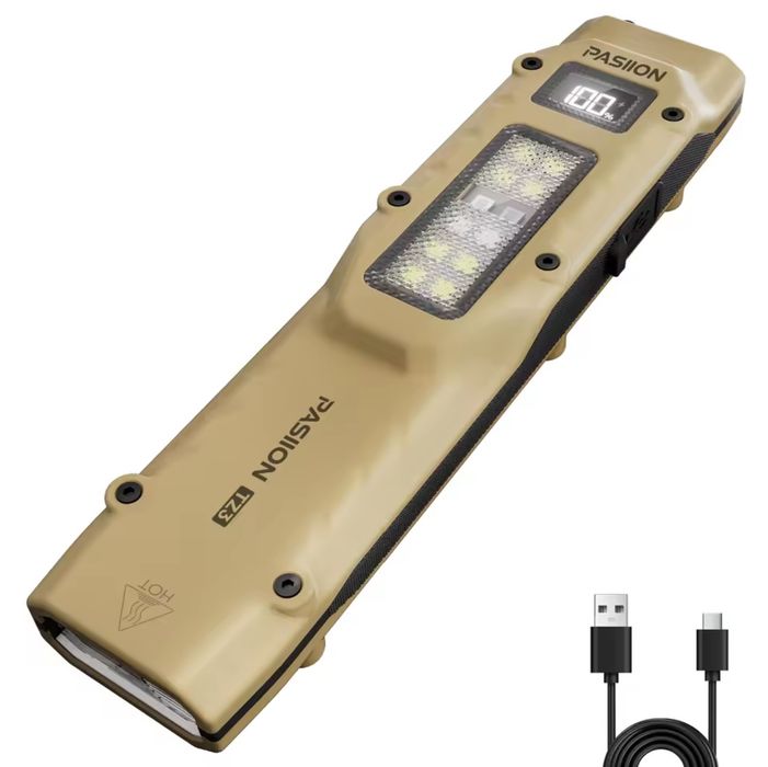 Тактичний ліхтар PASIION TZ3, 1500 люмен, USB-C