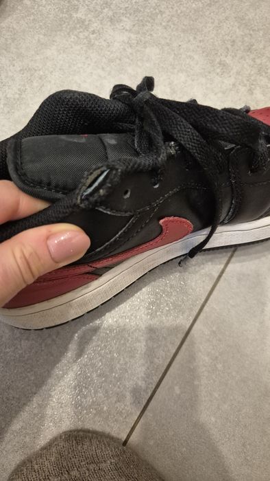 Nike Air Jordan One Low 40 czerwono czarne