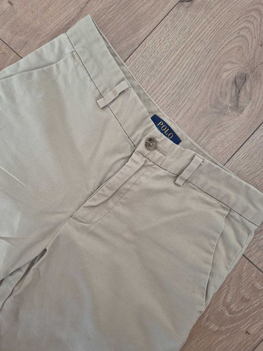 Spodnie proste beżowe casual basic orginal Polo Ralph Lauren