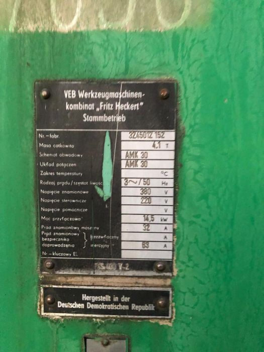 Frezarka Fritz Heckert