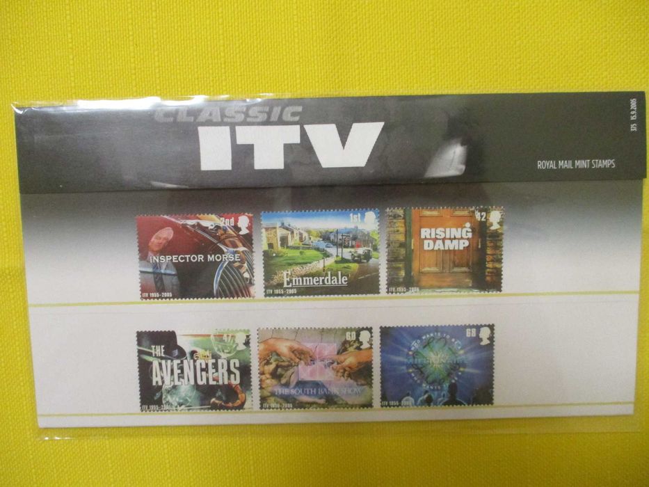 Znaczki Royal Mail zestaw nr 375 Classic ITV