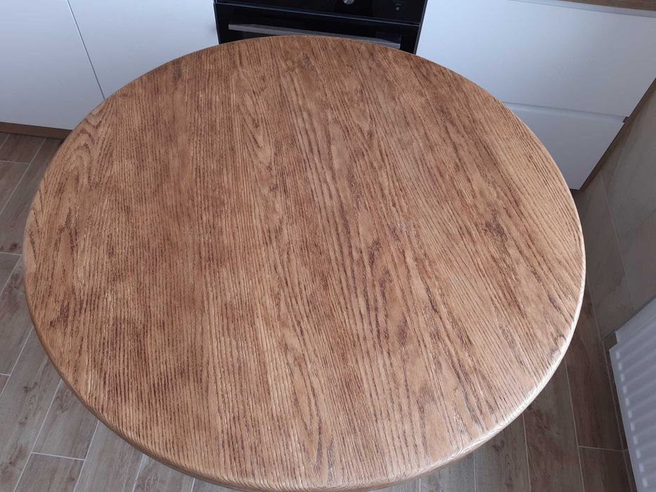 Stolik do ogrodu - solidny dębowy