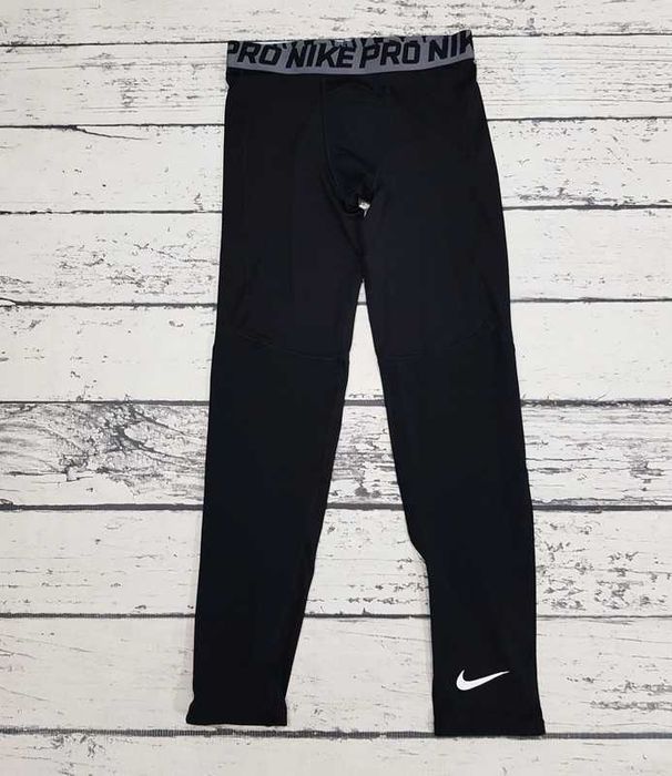 Nike * Pro * legginsy * czarne * chłopięce * idealne * 158/170 cm