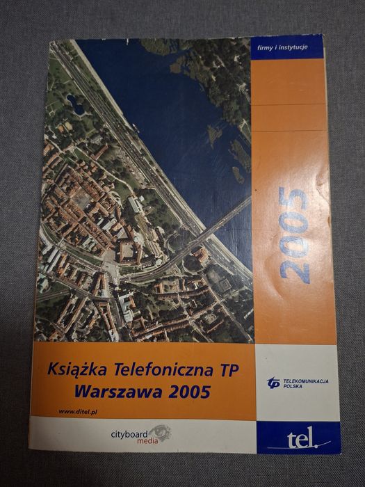 Książką telefoniczna TP Warszawa 2005