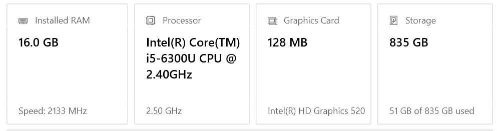 HP Elitebook 840 G3 i5 16GB DDR4/256GB SSD/640GB HDD