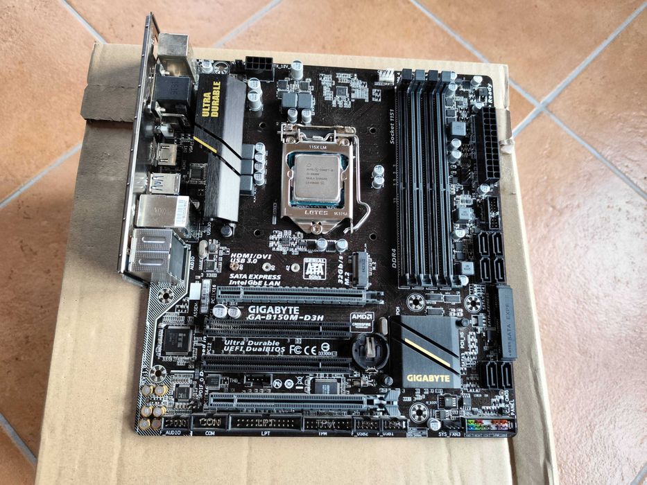 Kit Motherboard Gigabyte LGA1151 (M.2) + Intel Core i5-6600K (Última BIOS