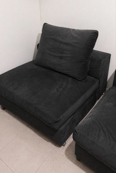 Sofá modular com chaise longue – confortável e prático