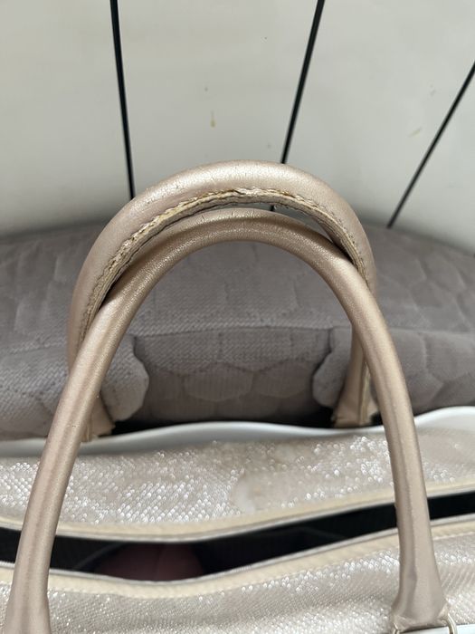 OBAG szampańskie złote uchwyty micro tubolare i organizer Nomi mini