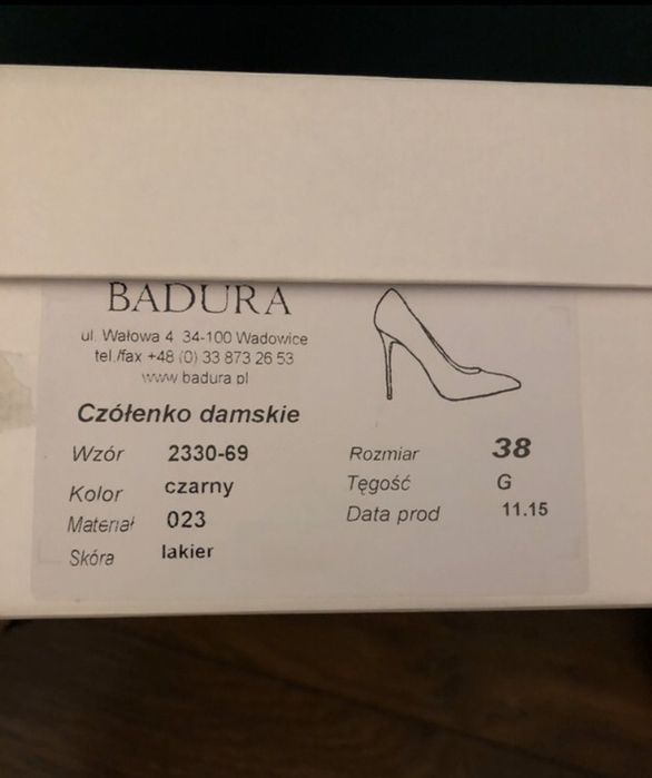 Czółenka Badura 38