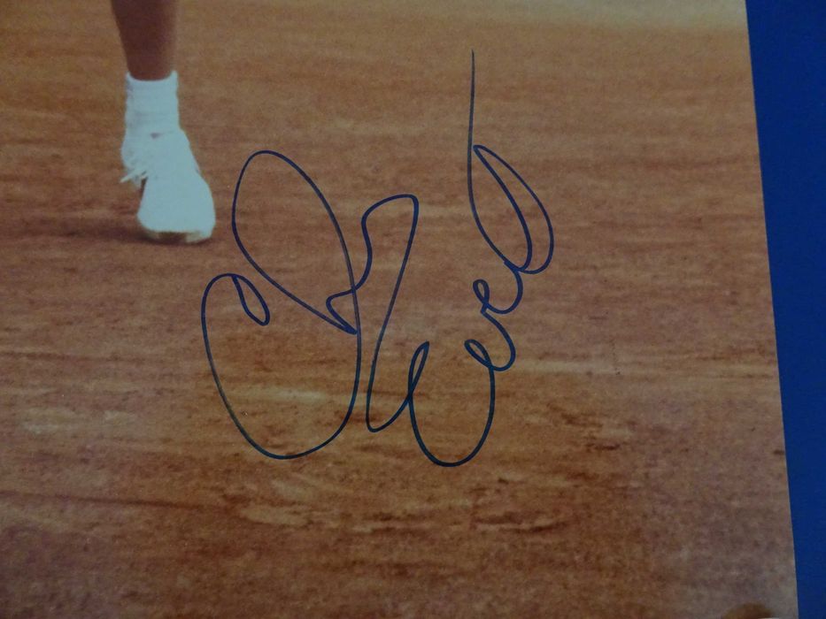 Poster assinado Ténis Chris Evert tenista