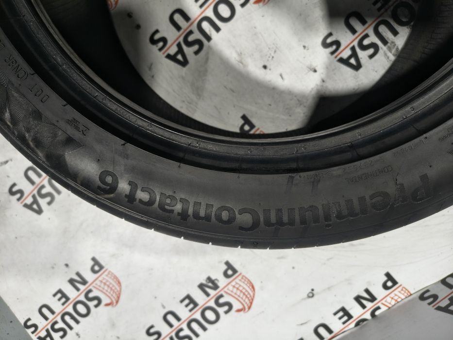 2 pneus semi novos 245-45R17 Continental - Oferta dos Portes