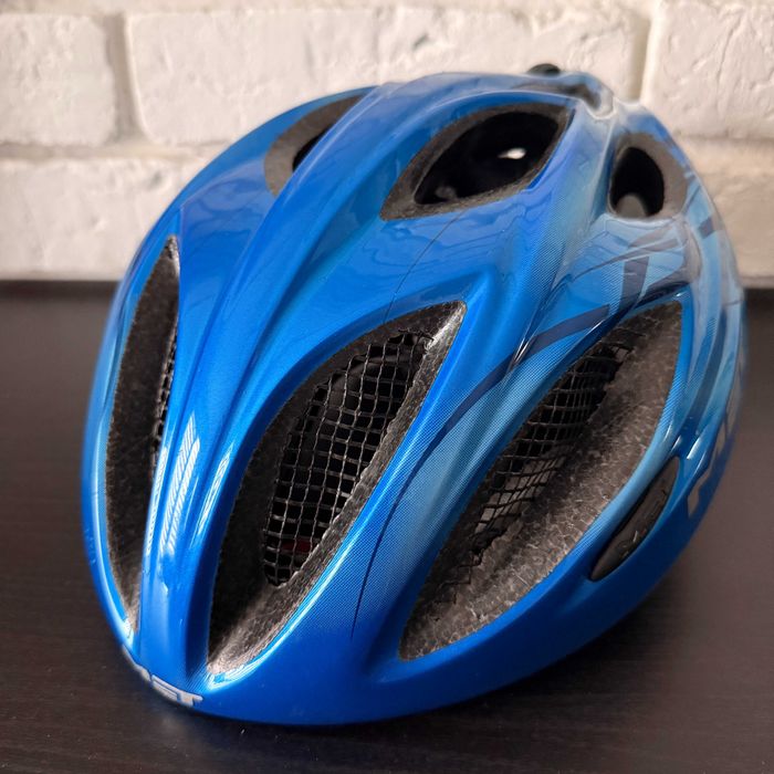 Kask rowerowy MET Scatto niebieski